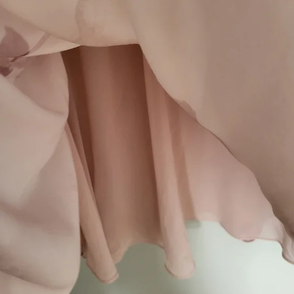 All Saints Cassandra Ume Petal Pink Dress Long Sleeve Size 4 - Picture 10 of 16